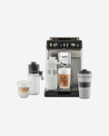 De'Longhi Eletta Explore ECAM450.86.T machine à café titanium fond blanc