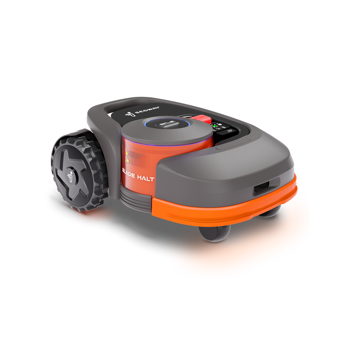 Segway Navimow H800E robot tondeuse GPS sans fil fond blanc